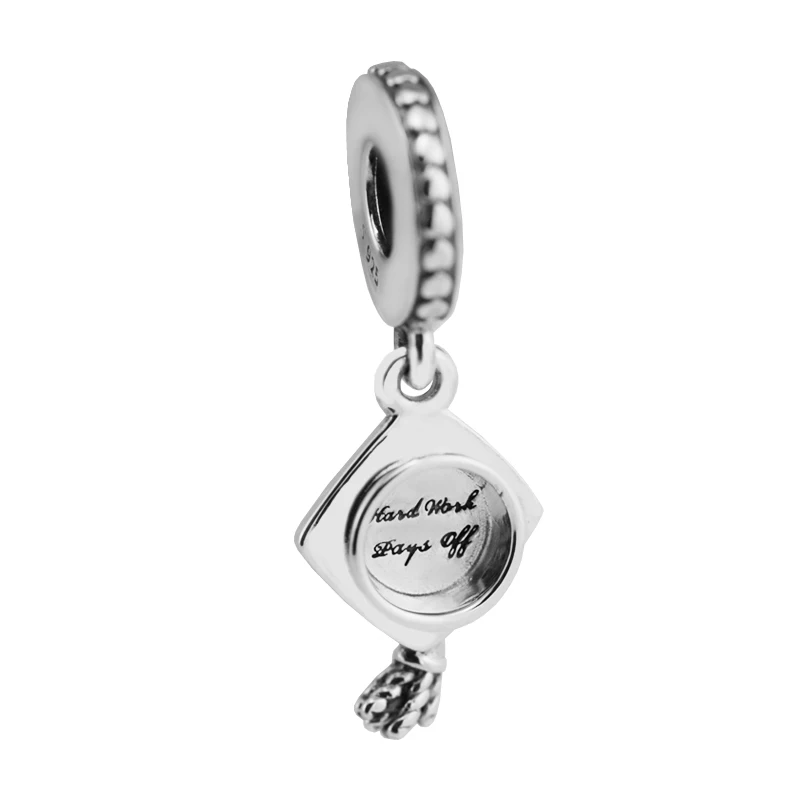 Buy Fits pandora Bracelets graduation hat Silver charm