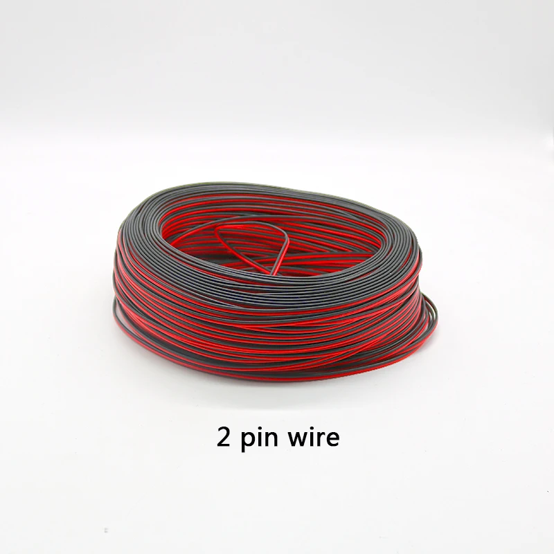

5m/10m 2-Pin 4-PIN 5-PIN 22AWG Electrical Wire Tinned copper extend Cable Cord for rgb rgbw single color 5050 LED Strip Light
