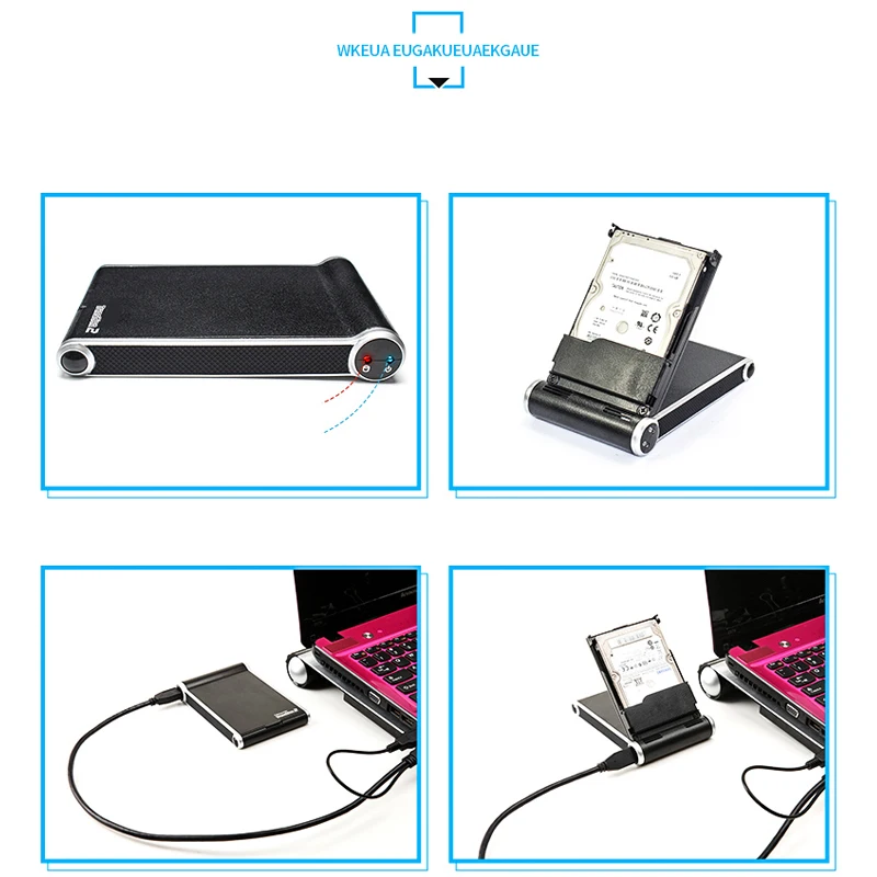 Новый роскошный высококачественный внешний HDD Caddy USB 3 0 жесткий диск чехол SATA