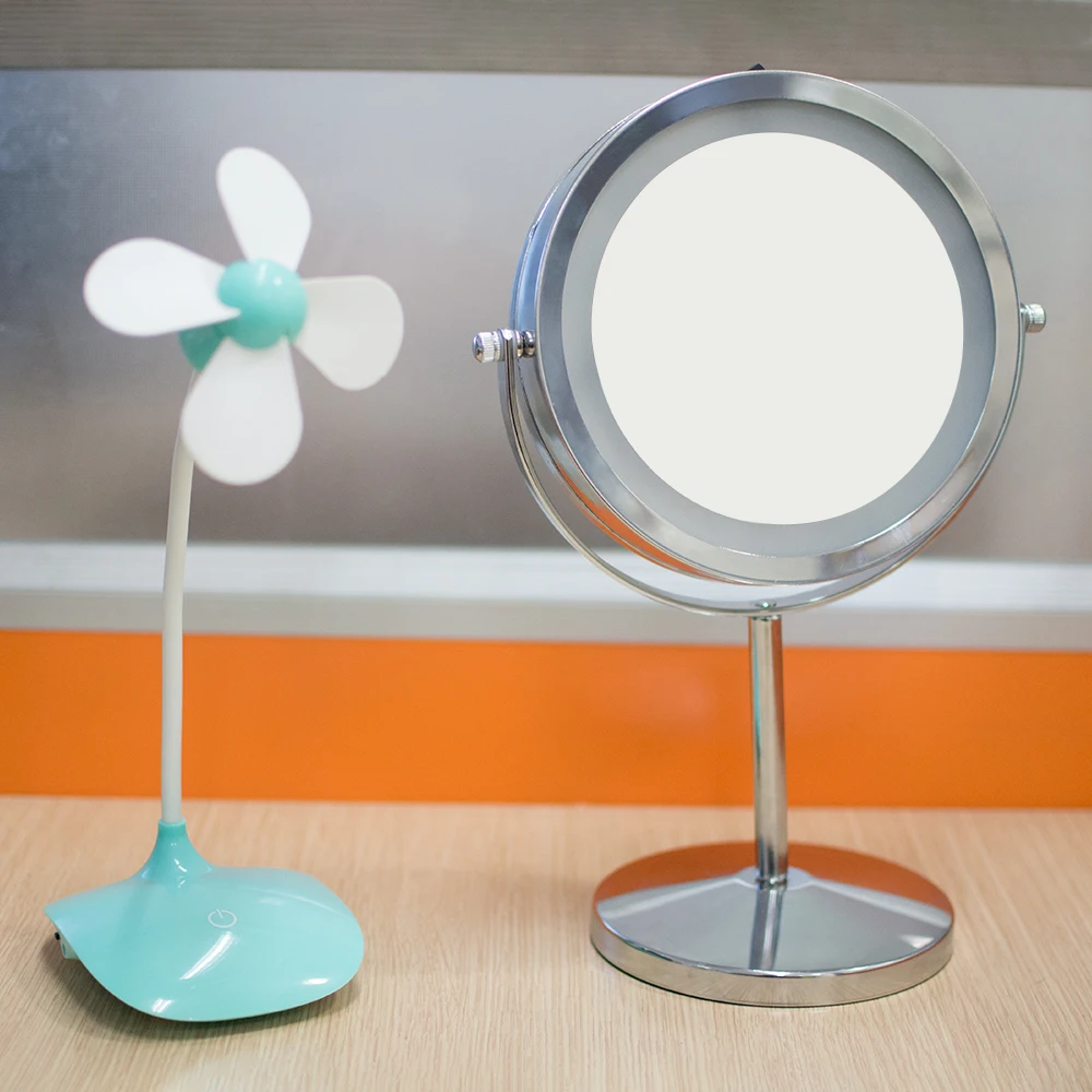 

Magnifying Makeup Mirror Brightness Adjustable Make Up Makeup Mirror Dual 2 Sided Cosmetic LED Mirror