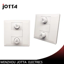 Fan Switch 2 Way Fan Speed Controller Switch Panel 10A AC 220V Power 200W 1pcs ac 230v 6 4 a ac 120v 12 6 a 5e4 electric power tool plastic speed controller switch fa 8 1fe 6 positions color randomly