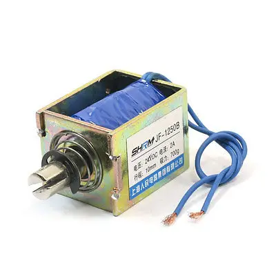 

DC24V 2A 700g/10mm Pull Push Type Linear Motion Solenoid Electromagnet