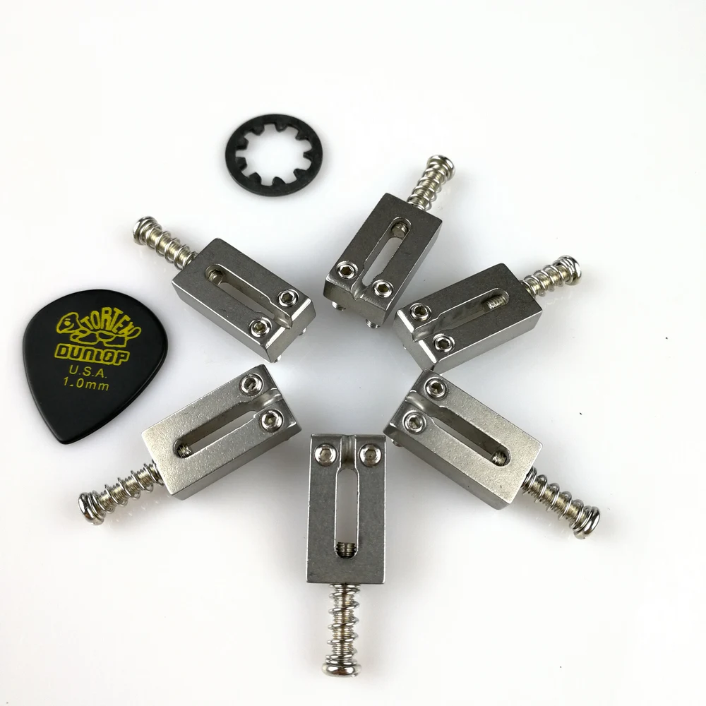 Billig Neue Edelstahl hohe masse Brücke Sättel 10,5 MM 10,8 MM Für Stratocaster e gitarre tremolo brücken
