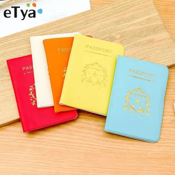 

Travel Passport Cover Leather Wallet Travel ID Credit Card Holder Document Protector Bag Fashion Travel Passport Wallets
