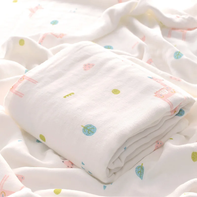 Billig Baby Decke Für Neugeborene Weiche Bambus Faser Baumwolle Musselin Swaddle Wrap Für Infant Baby Bettwäsche Kinder Bad Handtuch 4 Schichten gaze