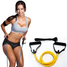 Двойная Ручка эластичный канат ралли веревка домашний ремешок сопротивление тренер рука Броня Йога помощник силовые тренировки фитнес оборудование