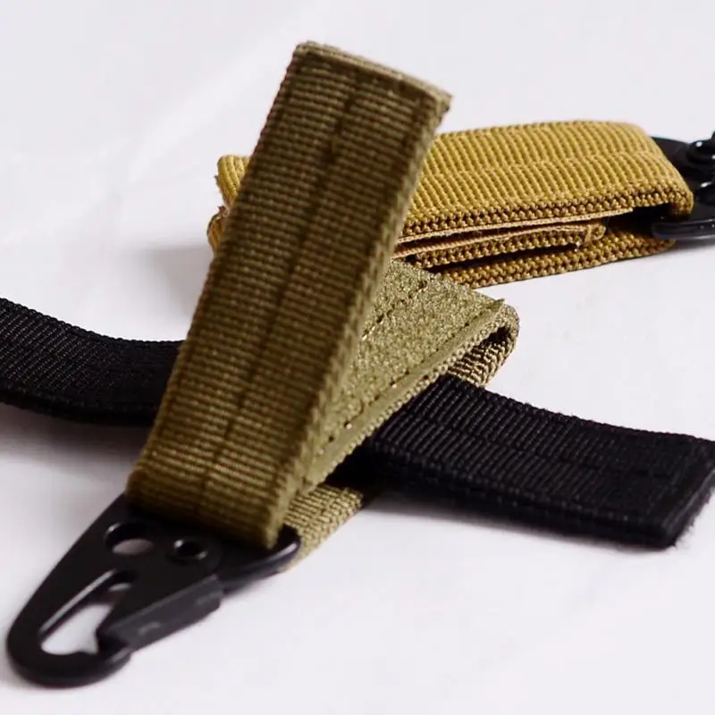 

Climb Accessory Carabiner High strength nylon tactical backpack key hook webbing buckle hanging system Belt buckle hanging