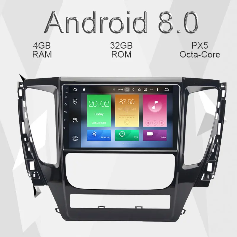 Cheap Aotsr Android 8.0 Car DVD Player GPS Navigation For MITSUBISHI PAJERO Sport 2016 2017 2018 unit stereo Radio Multimedia 1