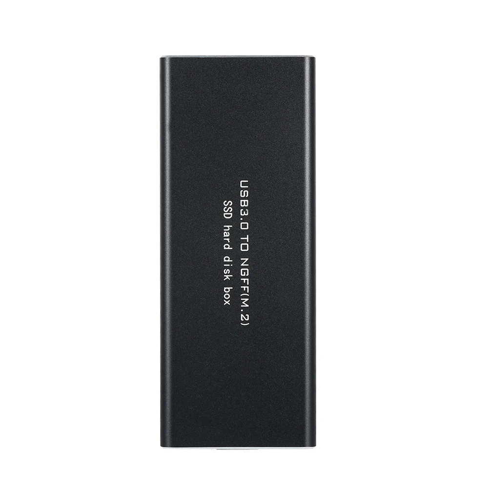 Черный NGFF M.2 к USB 3 0 5gbps SSD корпус адаптер чехол для хранения с UASP применимо 2230/2242/2260