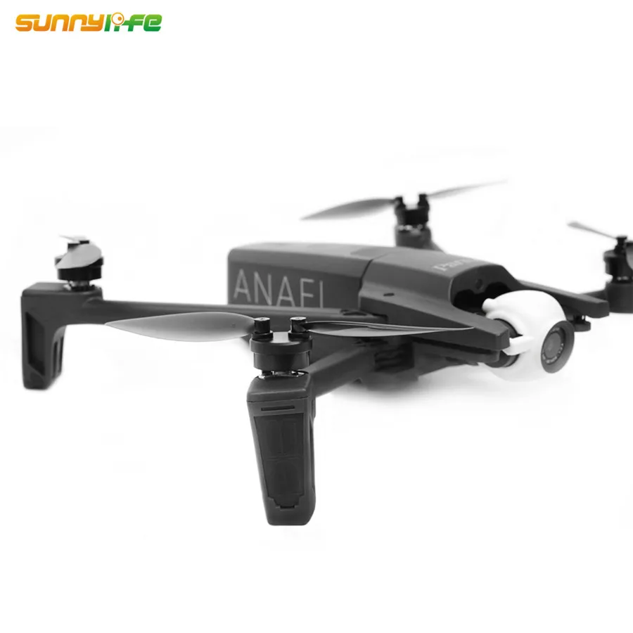 4Pcs Aluminium Alloy Motor Protection Protective Cover Dustproof and Anti-knock Cover for Parrot ANAFI - Red Black-3