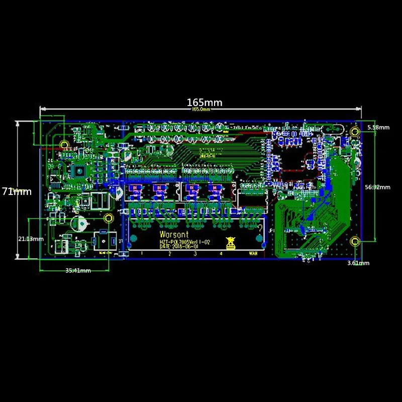 OEM 5-разъемное зарядное usb-устройство для POE модуль маршрутизатора производитель скиды 5 полный Gigabit 10/100/1000M POE 48V2A маршрутизатора модули OEM проводной маршрутизатор модуль