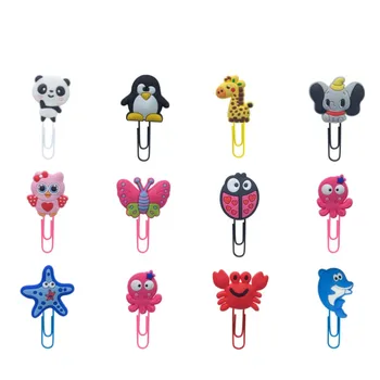 

1pcs Lovely Animals Bookmarks for Kids Cute Panda Book Mark Paper Clips for School Teacher Office Supply Student Stationery Gift
