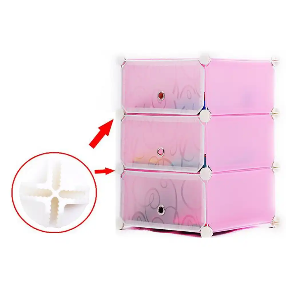 Simple Wardrobe Buckle Cube Diy Modular Closet Organizer Wardrobe