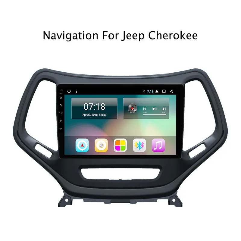 NaviTopia 2G RAM 32G ROM Android 7 1/8 1 Автомобильный мультимедийный аудио для Jeep Cherokee 2014-2017
