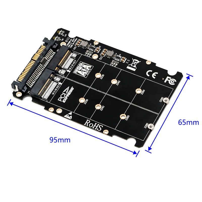 Адаптер M.2 SSD в U.2 адаптер 2 1 NVMe и SATA Bus NGFF PCI e для планшетов PCIe M2 конвертер