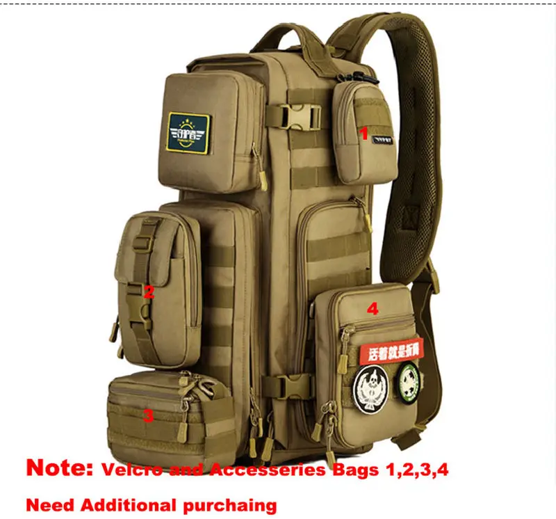 Мужской нагрудный рюкзак на лямках, мужские сумки на одно плечо, мужские большие дорожные военные рюкзаки, сумки на открытом воздухе, рюкзак XA495WA