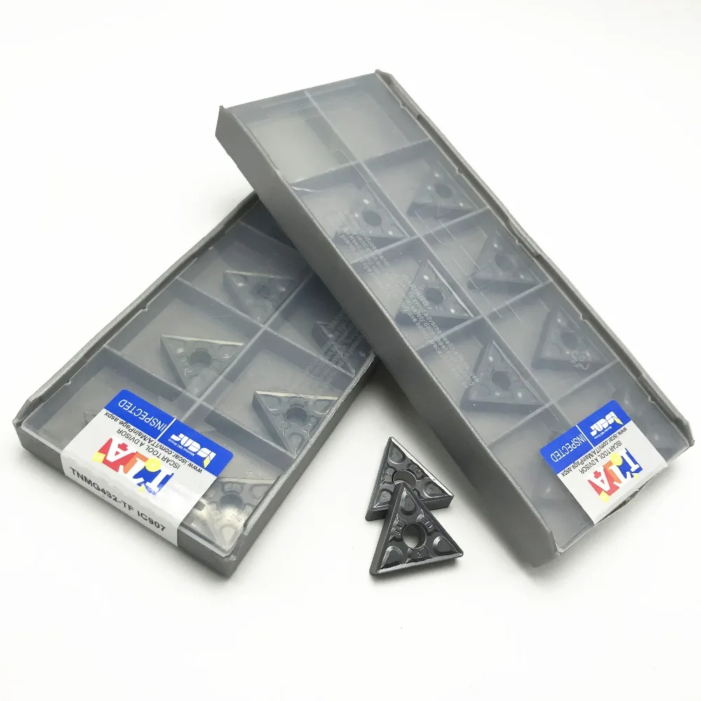 

20pcs Iskar TNMG220404 TNMG220408 TF IC907/ IC908 External Turning Tools Carbide inserts Lathe cutter Cutting Tool CNC Tools
