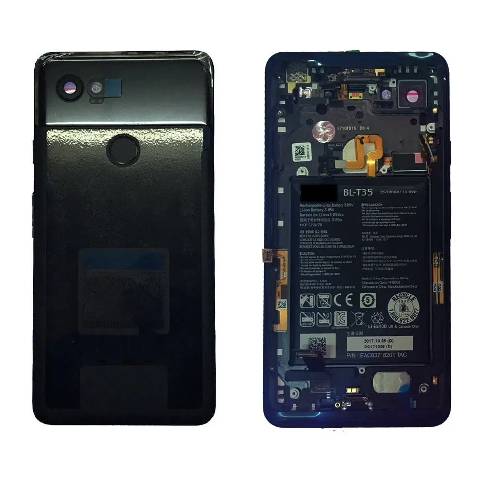 New Replacement Parts For Google Pixel 2 XL 2XL 6.0" Back Battery Cover