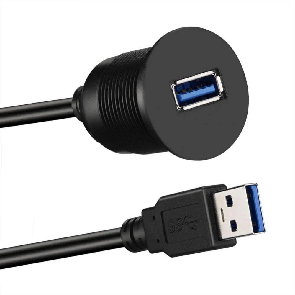 Водонепроницаемый удлинитель с одним портом USB 3 0 для автомобиля грузовика лодки