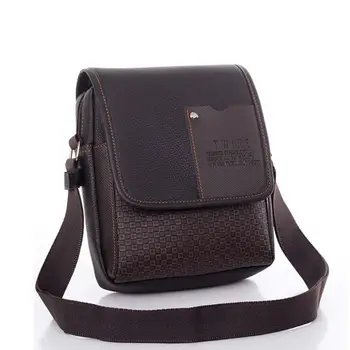 

Pu Leather Men Messenger Bag Designer Crossbody Bags for Men Shoulder Bags Retro Male Handbag bolsa masculina WBS617