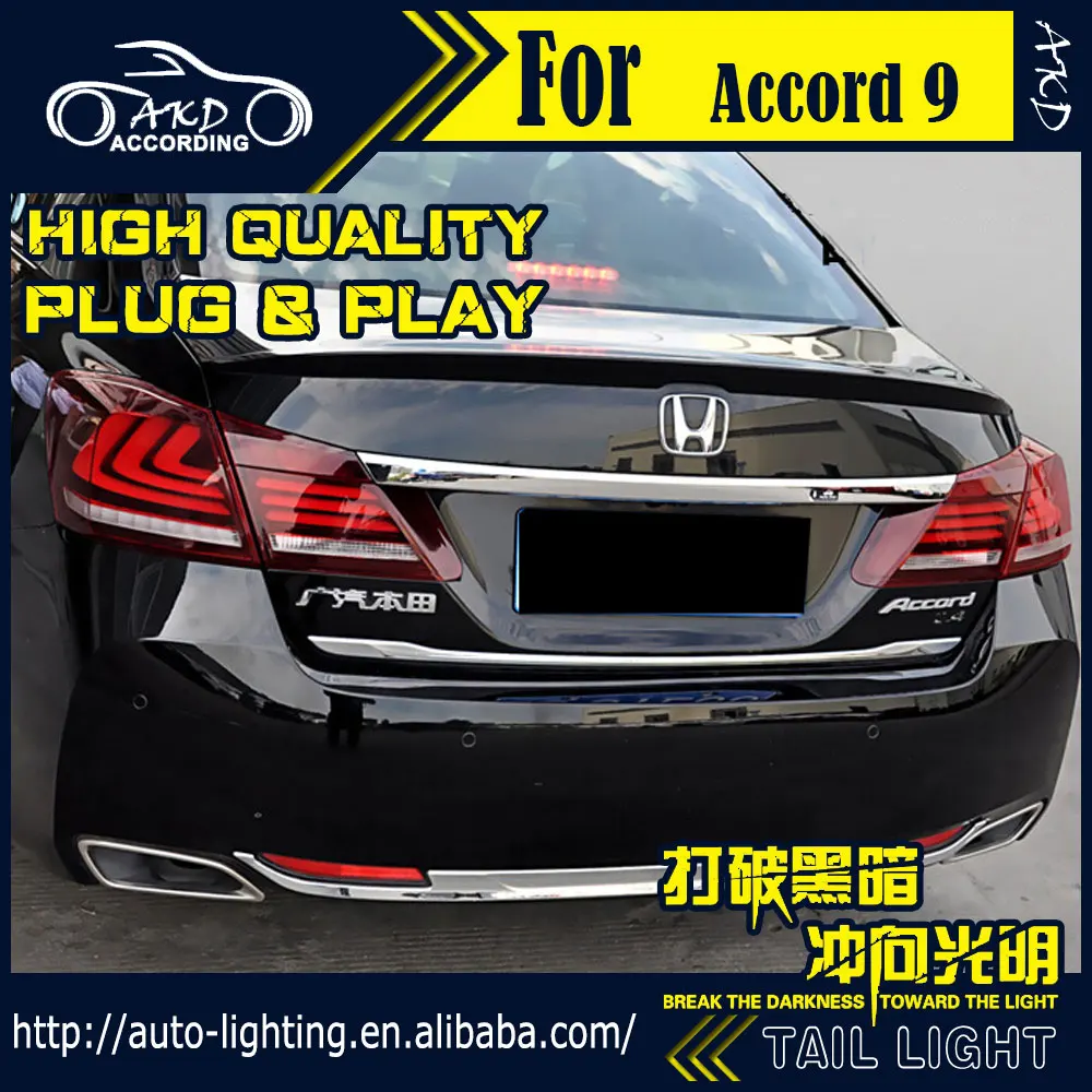 AKD Car Styling Tail Lamp for Honda Accord Tail Lights 2013 2016 LED Tail Light LED Signal LED DRL Stop Rear Lamp Accessories-in Car Light Assembly from ...