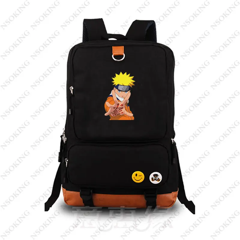 Наруто рюкзак школьный рюкзак японский аниме Учиха Саске Bookbag Uzumaki Наруто косплей рюкзак сумка на плечо - Цвет: 08