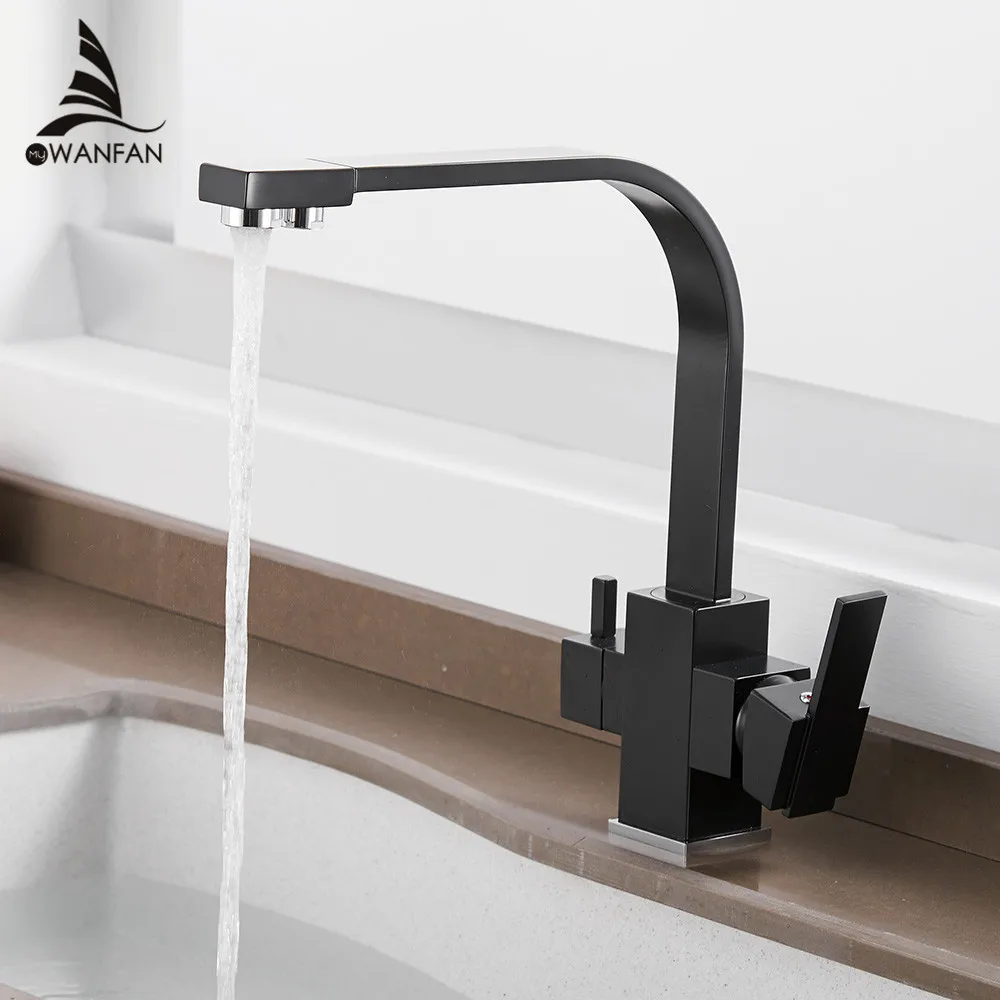  Kitchen Faucets Deck Mounted Mixer Tap 360 Degree Rotation with Water Purification Features Mixer T - 32875315209