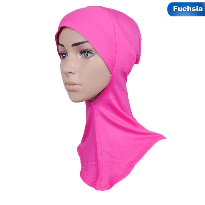

Soft Muslim Full Cover Inner Women's Hijab Bonnet Cap Islamic Underscarf Neck Head Bonnet Hat