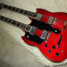 Левша красный 1275 двойной Средства ухода за кожей Шеи Электрогитары 6/12 строк