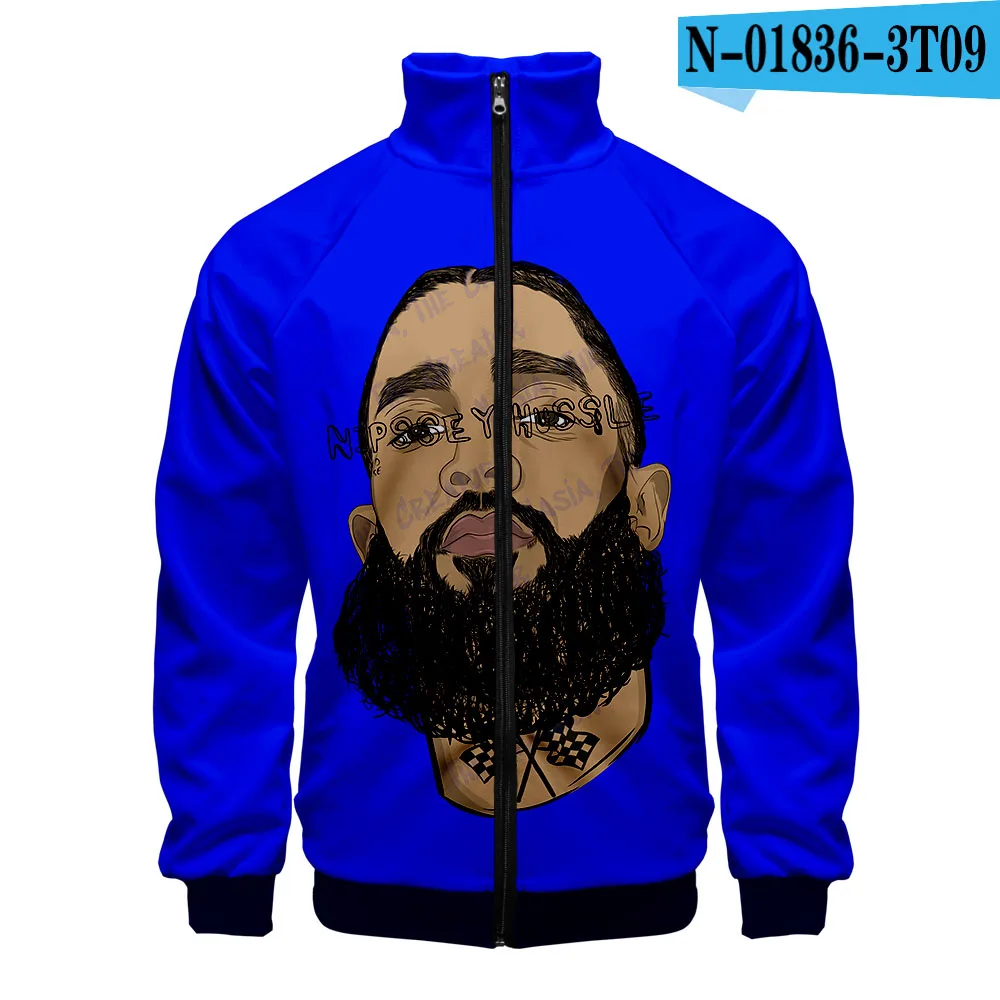 Новинка г. nipsey hussle толстовка на молнии повседневные толстовки Новая модная крутая уличная Толстовка на осень и весну - Color: B