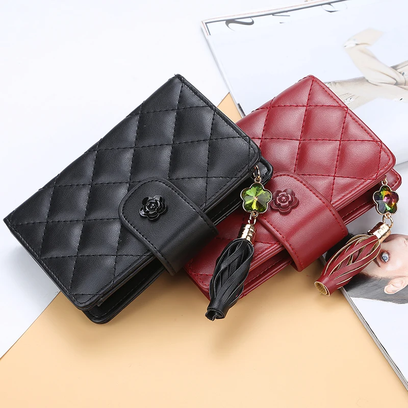 Femmes de haute qualité large véritable cuir souple sac à main carte de crédit titulaire