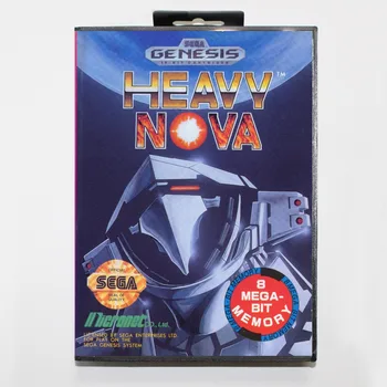 

16 bit Sega MD game Cartridge with Retail box - Heavy Nova game cart for Megadrive for Genesis system