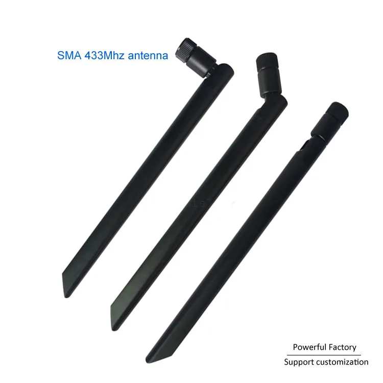 

433mhz Omnidirectional Whip Antenna 7dbi With Foldable SMA Connector 1PCS