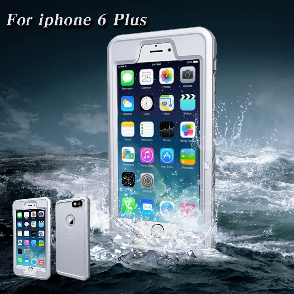 

Cover For the iPhone 6s plus case Waterproof phone Case,Swimming Shockproof Protection for iPhone 6 plus case clear bumper coque