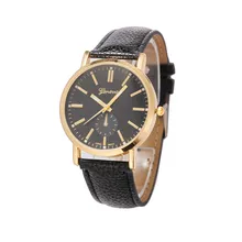 Women’s watches and Unisex Leather Band Analog Quartz Vogue Wrist Watch Watches Relogio masculino feminino women