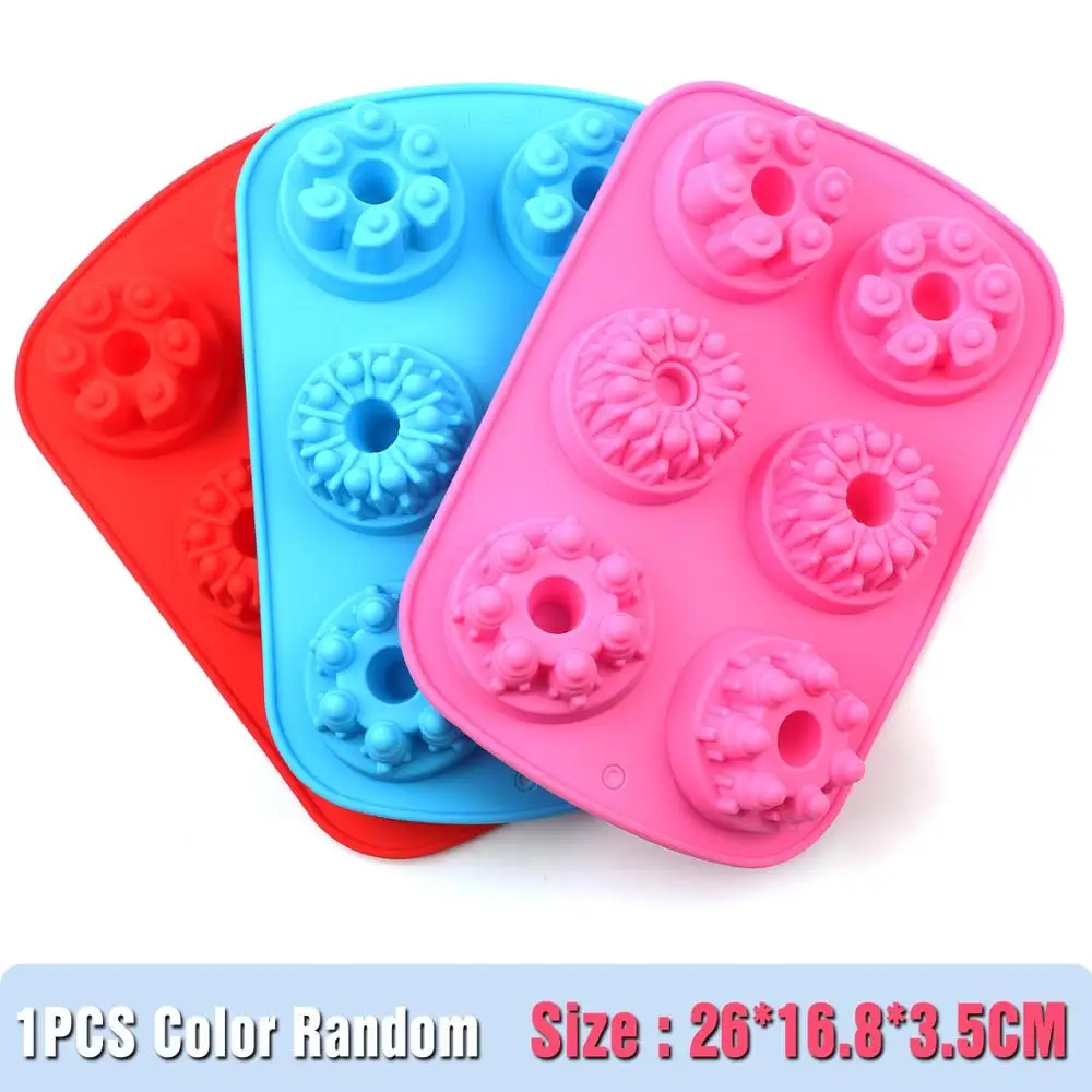 

NEW Flower Shape Silicone Soap flower cake bakeware tool muffin cupcake jello pudding ice mould pastry biscuit baking mold DIY