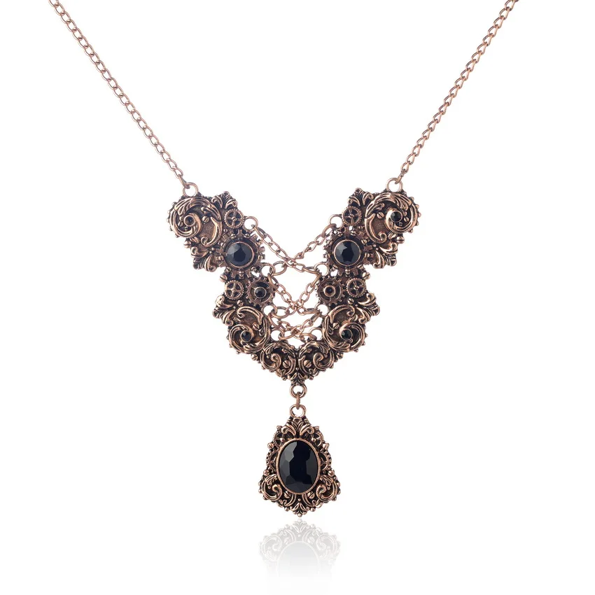 Женское винтажное ожерелье в стиле стимпанк модные ювелирные изделия|necklace jewelry