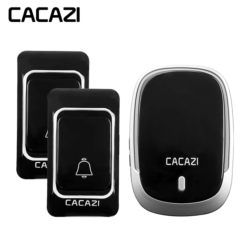 

CACAZI Smart Home Waterproof DoorBell High Quality 300M Remote AC 12V 23A Battery Intelligent Remote Control Operated Wireless