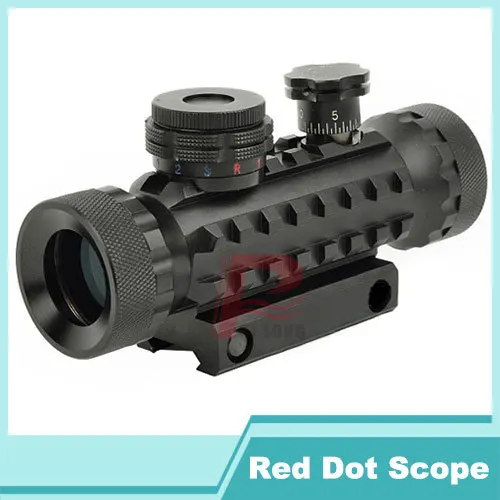 

New Tactical 1X35 Red Green Blue Dot Scope Airsoft Scope With 20MM Rail For Hunting Shooting HT5-0019