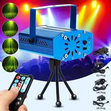 R&G LED Stage Light With Auto Sound/Music Remote Function For DJ Disco Dancing Laser Projector Stage Lighting Effect Party Light mini led home stage lighting scanner effect dmx512 200mw rgy laser projector with remote disco lights dj party stage light show