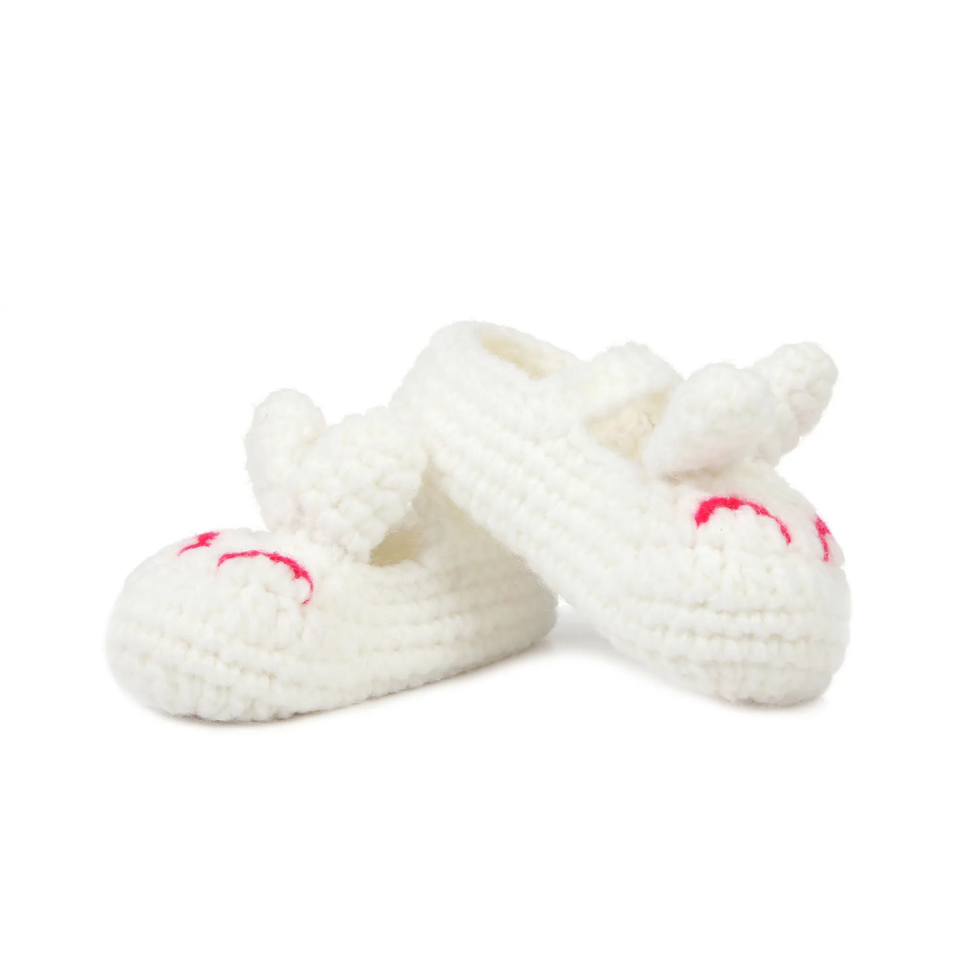 knitted baby boy shoes