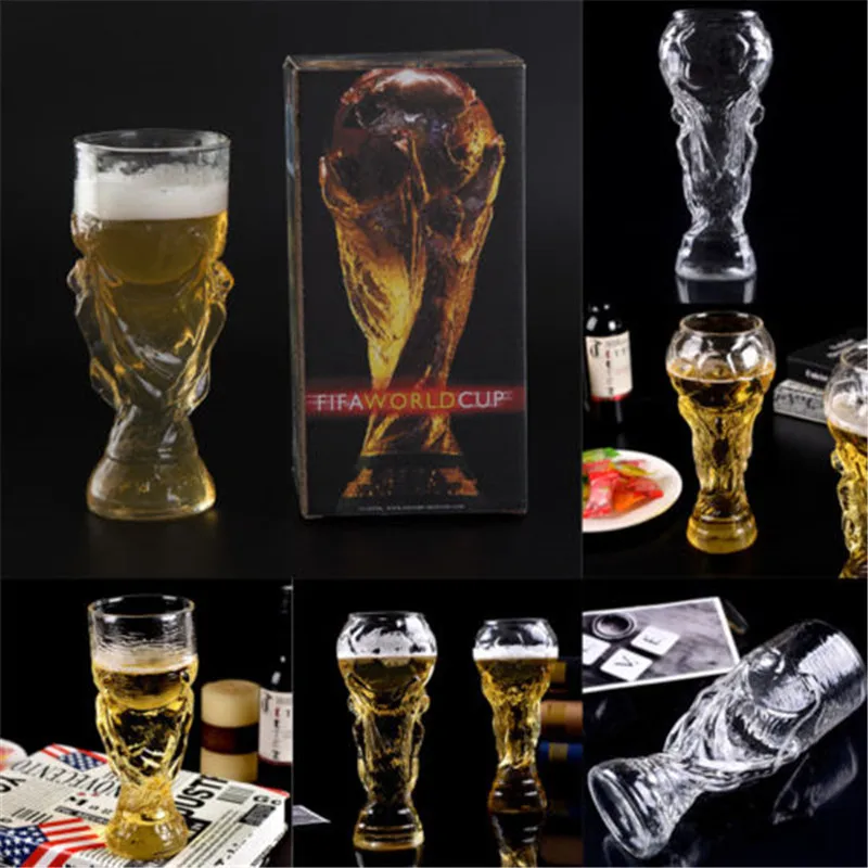 

2018 arrival high quality New World Cup Cup Beer Glass Mug Cheers 350ml 450ml choose for your different need