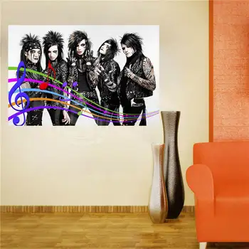 

W620F68 Custom black veil brides Canvas Painting Wall Silk Poster cloth print DIY Fabric Poster FW#-62