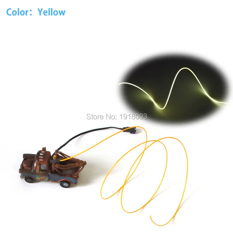 

10 Colors Choice 1.3mm EL Wire Tube Flexible LED Neon Light For Light-up Toys Craft Model Decoration Not Include The Controller