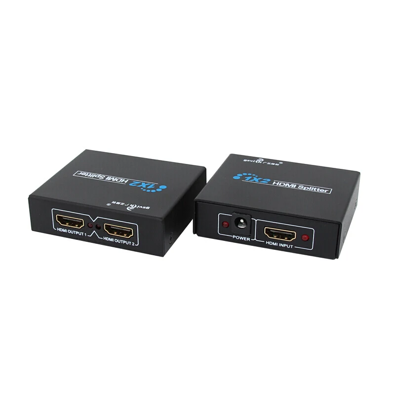 HDMI2 port shared splitter 1 computer shares 2 monitors and simultaneously displays 1920 1200P 3D for 5