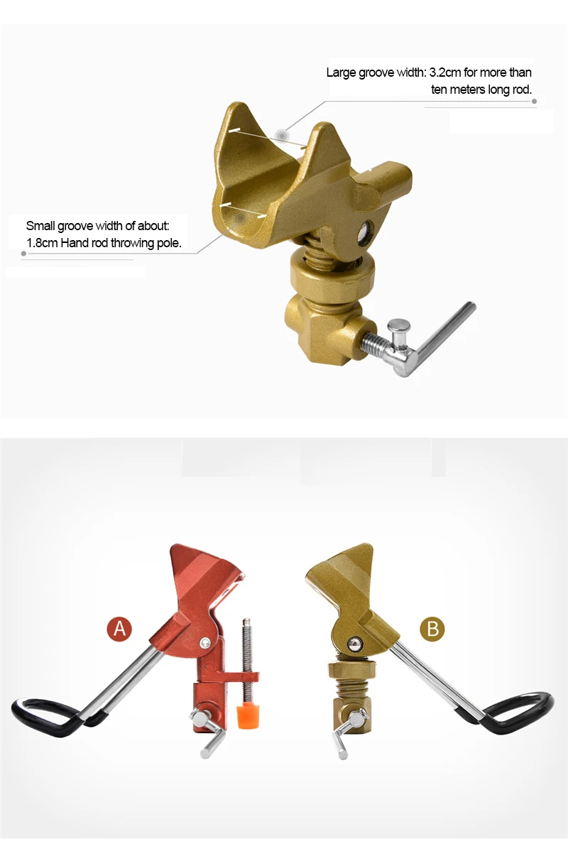 Высокопрочный Универсальный Регулируемый угол держатель для удочки антикоррозионная подставка для удочки аксессуары для рыболовных инструментов