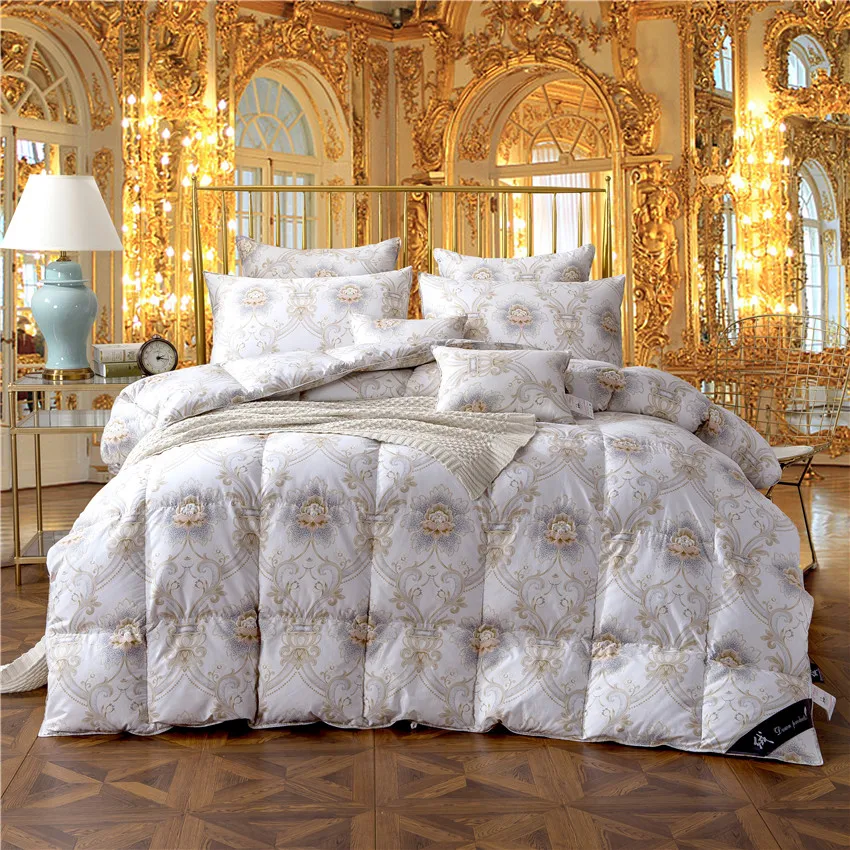King Queen Twin Size 100 Goose Down Comforter Bedding Filler Sets
