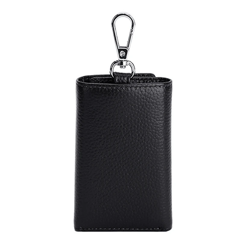 Ключевые кошельки для Для женщин Для мужчин автомобилей брелок Key Holder сумка унисекс одноцветное Цвет кошелек 6 кольца ключей органайзер Bag