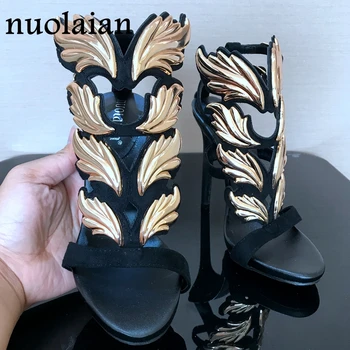 

Womens Fashion Platform Pumps Leaf Flame High Heel Pump Shoes Sexy Peep Toe High Heels Sandals Party Wedding Shoes Woman Shoe