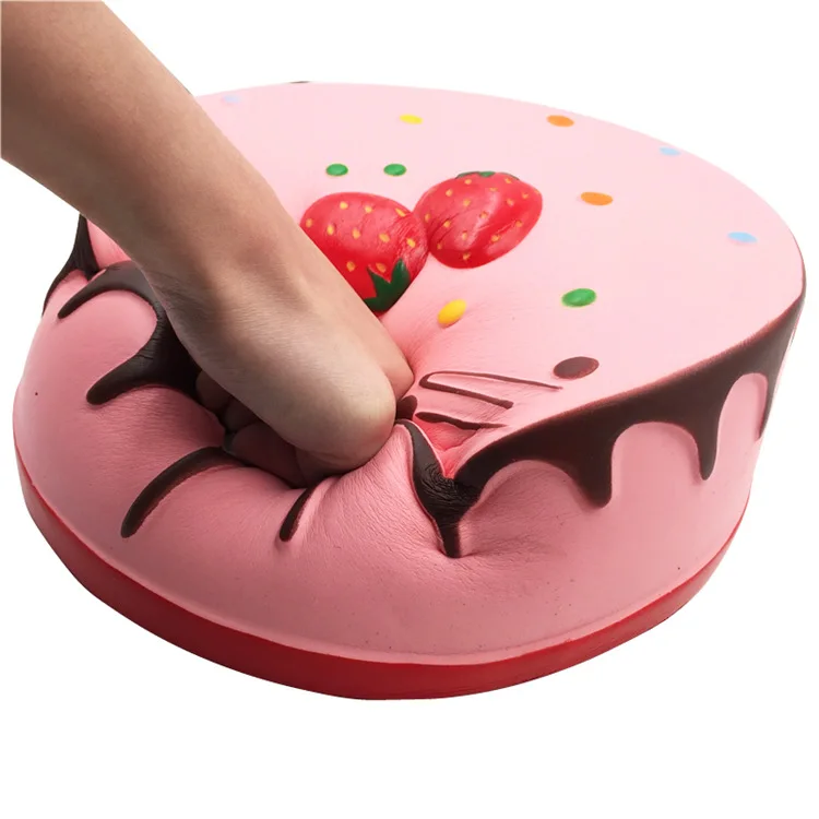 2 шт много Редкие Мягкие jumbo розовый муссовый торт 25 см мягкие игрушки замедлить рост Игрушка снятие Стресса squeeze toy Бесплатная доставка